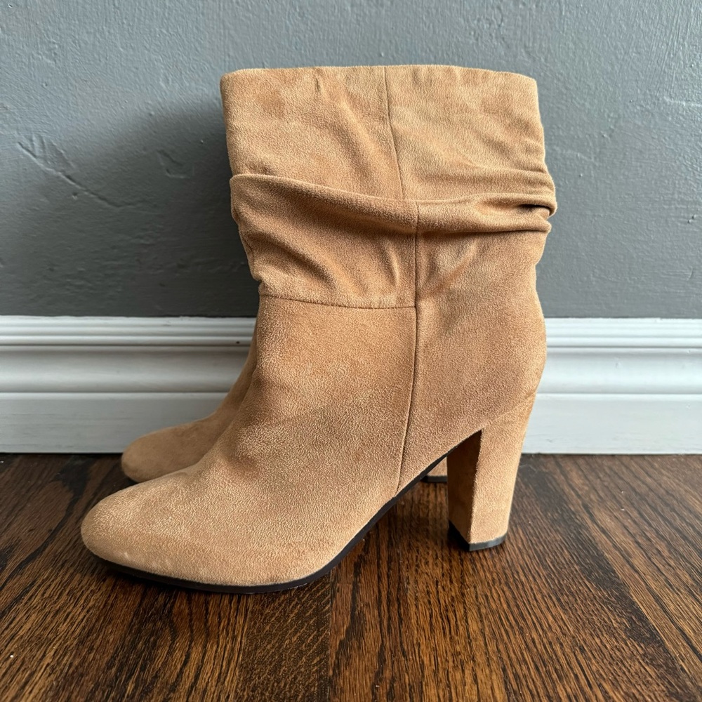 Nine West Tan High Heel Boots